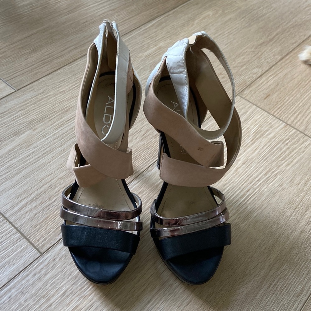 ALDO leather heels